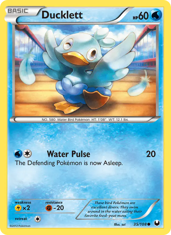 Carta Ducklett 35/108 de Dark Explorers