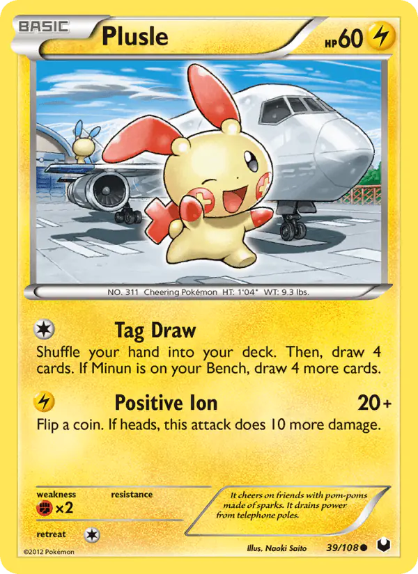 Carta Plusle 39/108 de Dark Explorers