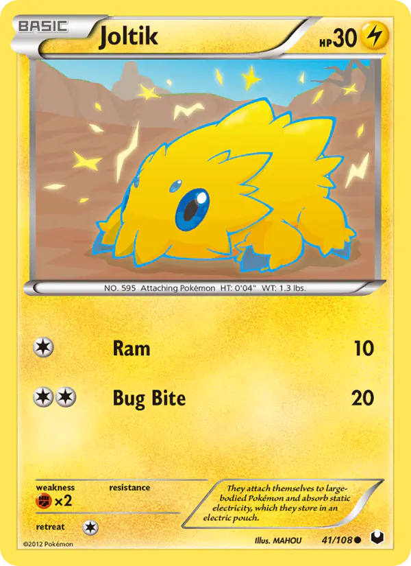 Carta Joltik 41/108 de Dark Explorers