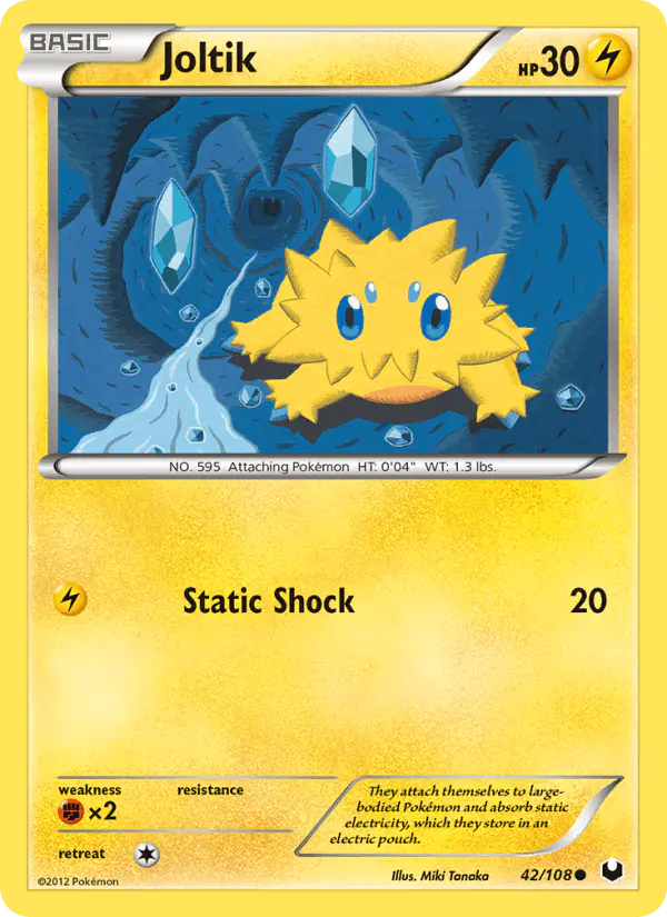 Carta Joltik 42/108 de Dark Explorers