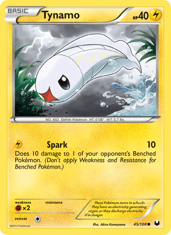 Carta Tynamo 45/108 de Dark Explorers