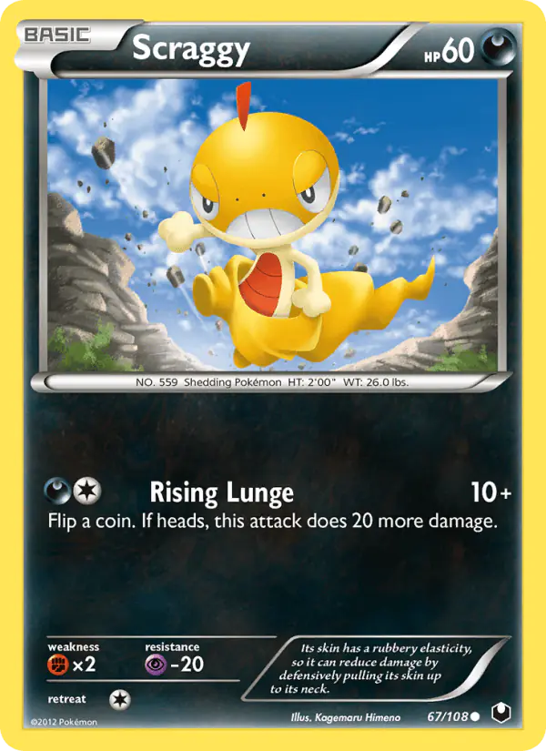 Carta Scraggy 67/108 de Dark Explorers