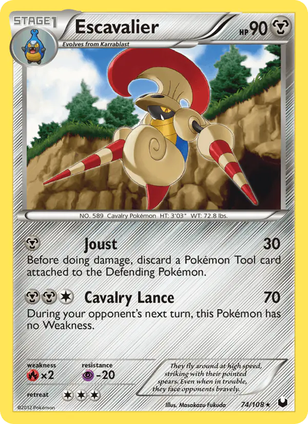 Carta Escavalier 74/108 de Dark Explorers