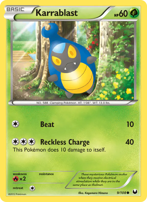 Carta Karrablast 9/108 de Dark Explorers