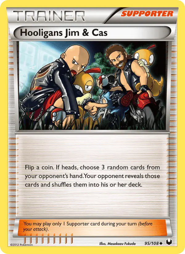 Carta Hooligans Jim & Cas 95/108 de Dark Explorers
