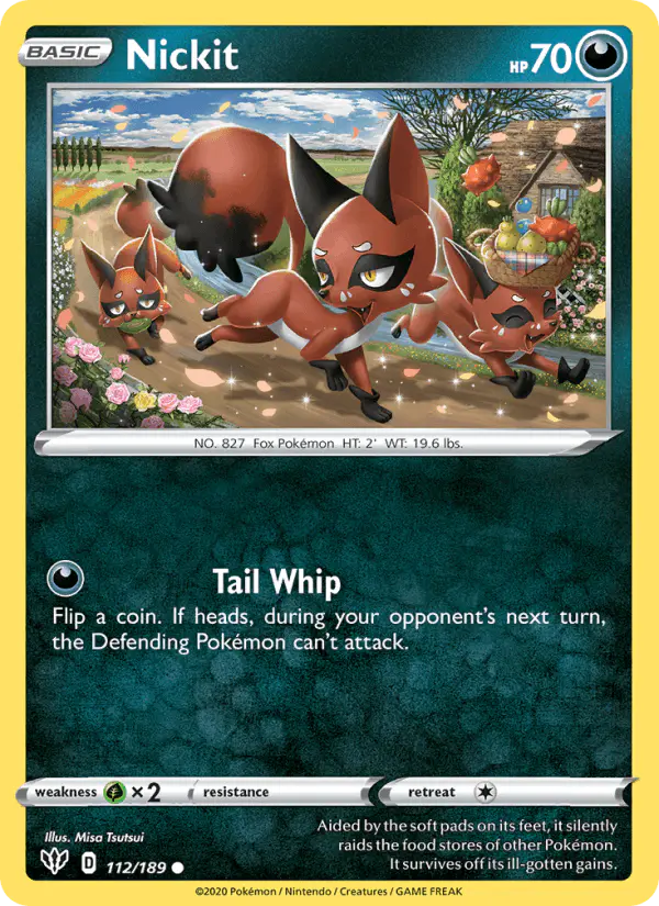 Carta Nickit 112/189 de Darkness Ablaze