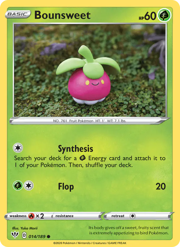 Carta Bounsweet 014/189 de Darkness Ablaze
