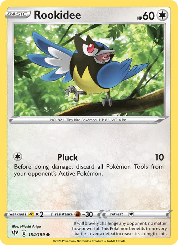 Carta Rookidee 154/189 de Darkness Ablaze