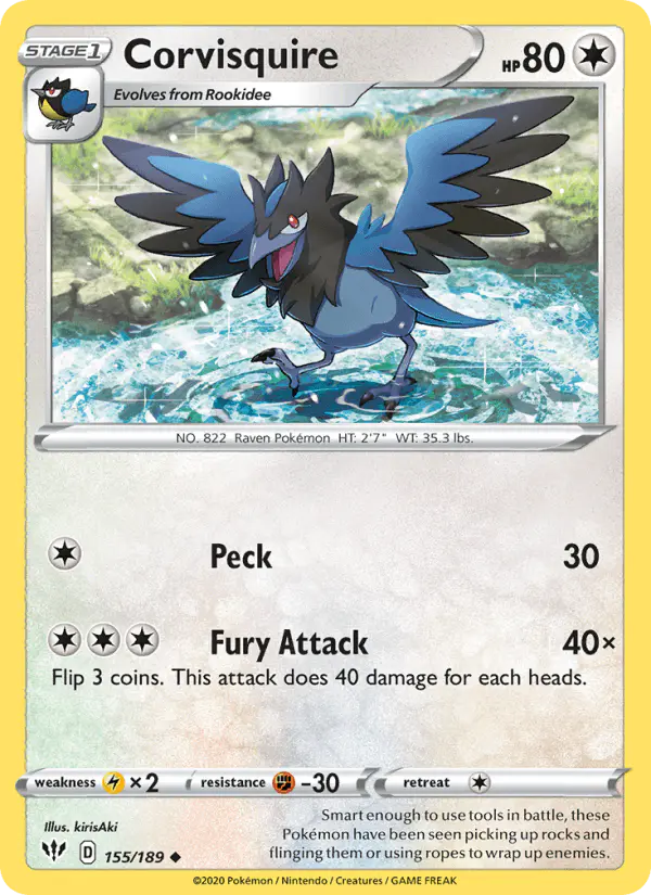 Carta Corvisquire 155/189 de Darkness Ablaze