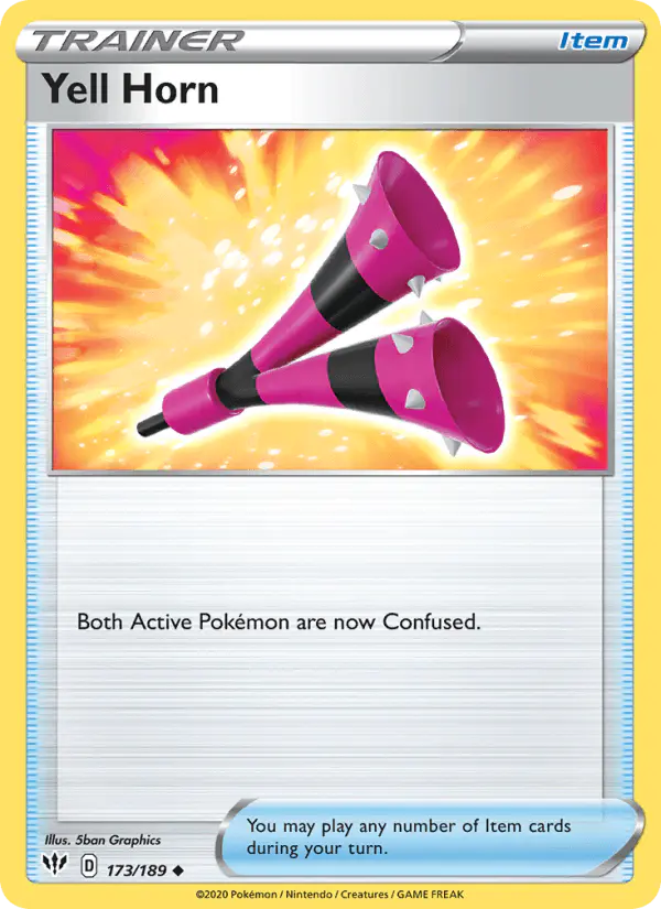 Carta Yell Horn 173/189 de Darkness Ablaze