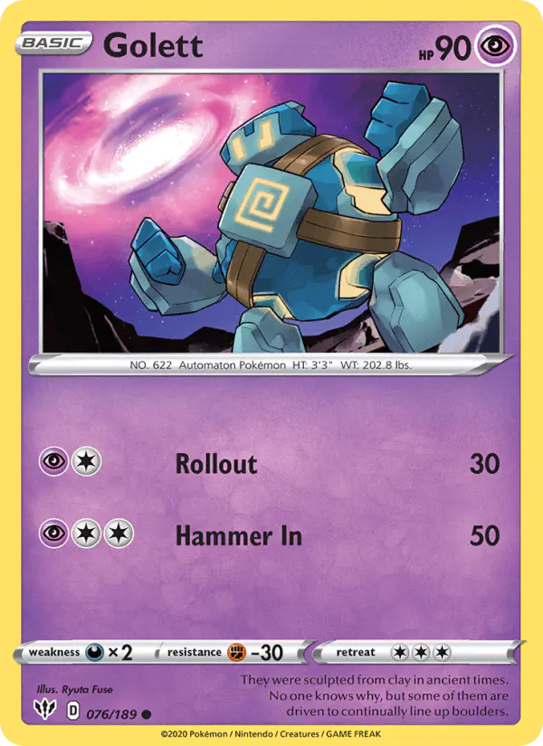 Carta Golett 076/189 de Darkness Ablaze