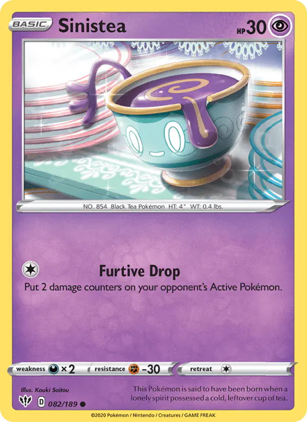 Carta Sinistea 082/189 de Darkness Ablaze
