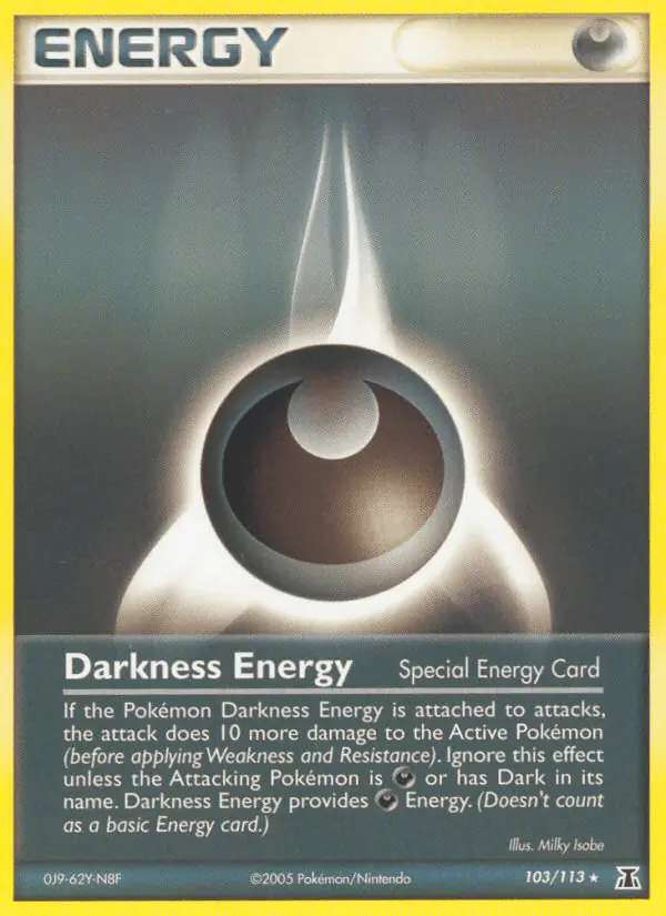 Carta Darkness Energy 103/113 de Delta Species