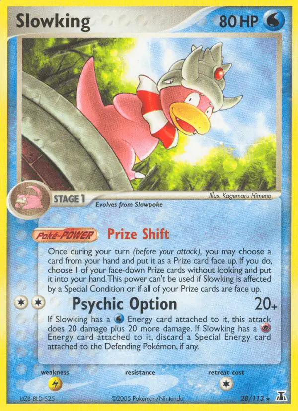 Carta Slowking 28/113 de Delta Species