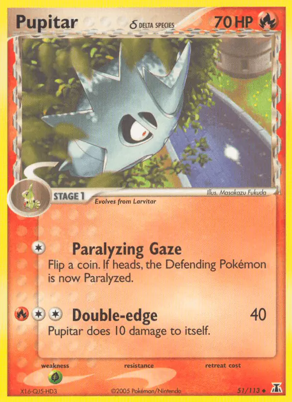 Carta Pupitar δ 51/113 de Delta Species
