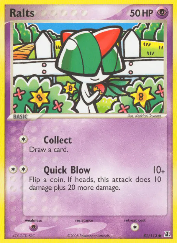 Carta Ralts 81/113 de Delta Species
