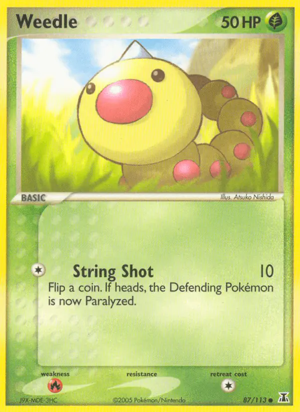 Carta Weedle 87/113 de Delta Species