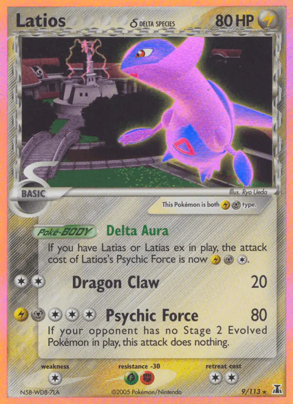 Carta Latios δ 9/113 de Delta Species