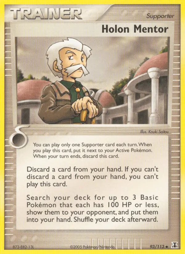 Carta Holon Mentor 93/113 de Delta Species