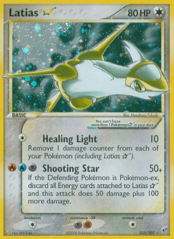 Carta Latias ☆ 105/107 de Deoxys