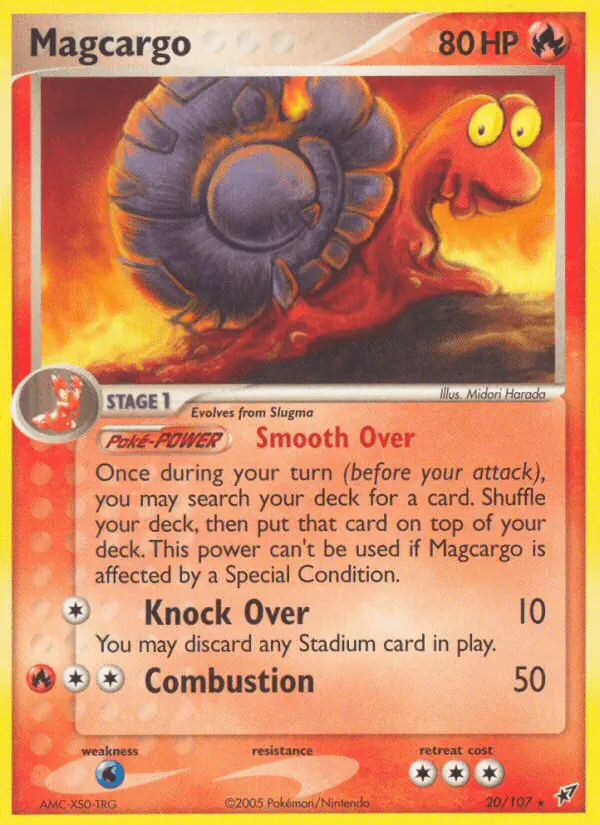 Carta Magcargo 20/107 de Deoxys
