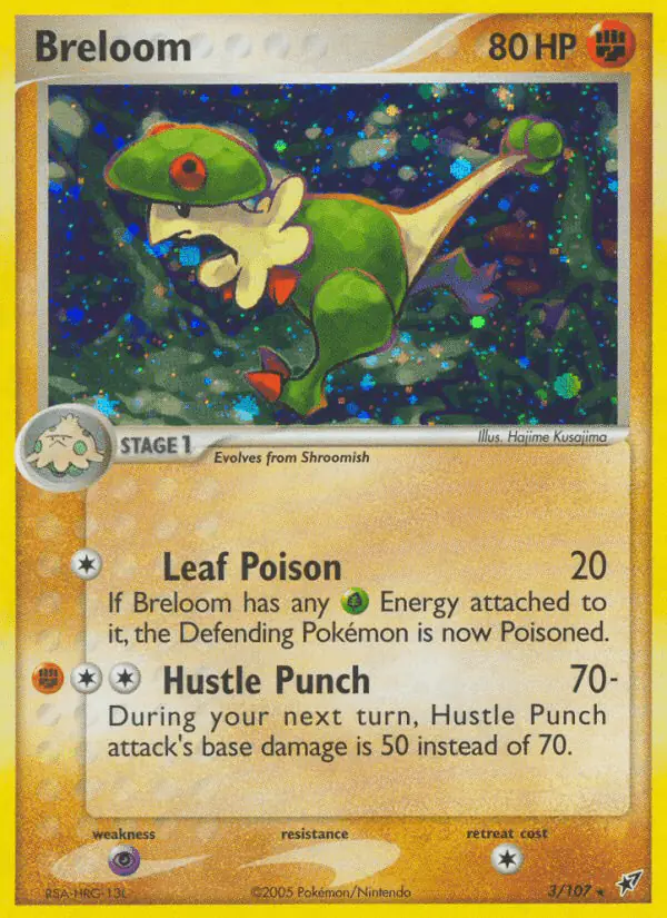 Carta Breloom 3/107 de Deoxys
