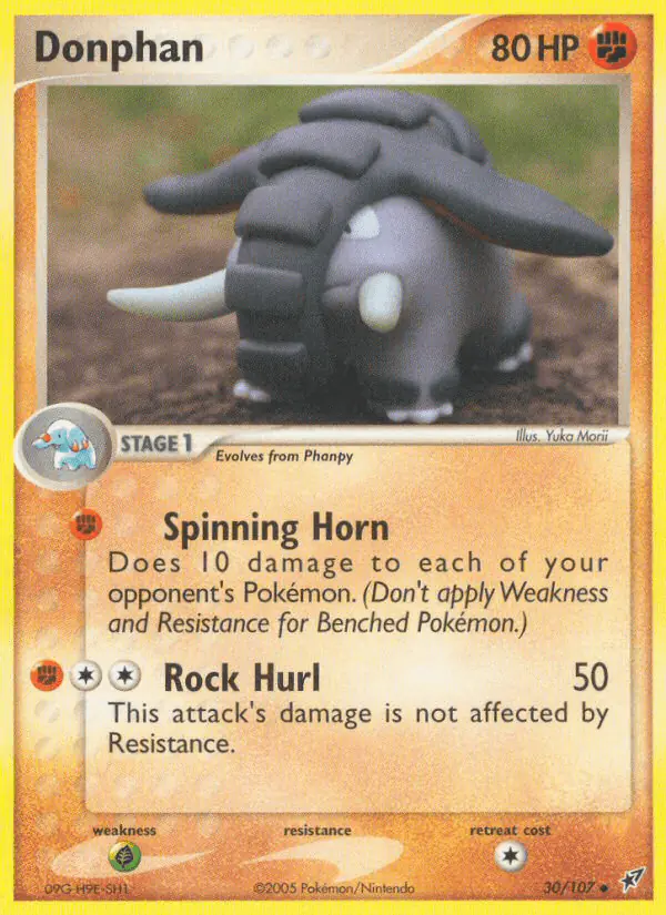 Carta Donphan 30/107 de Deoxys