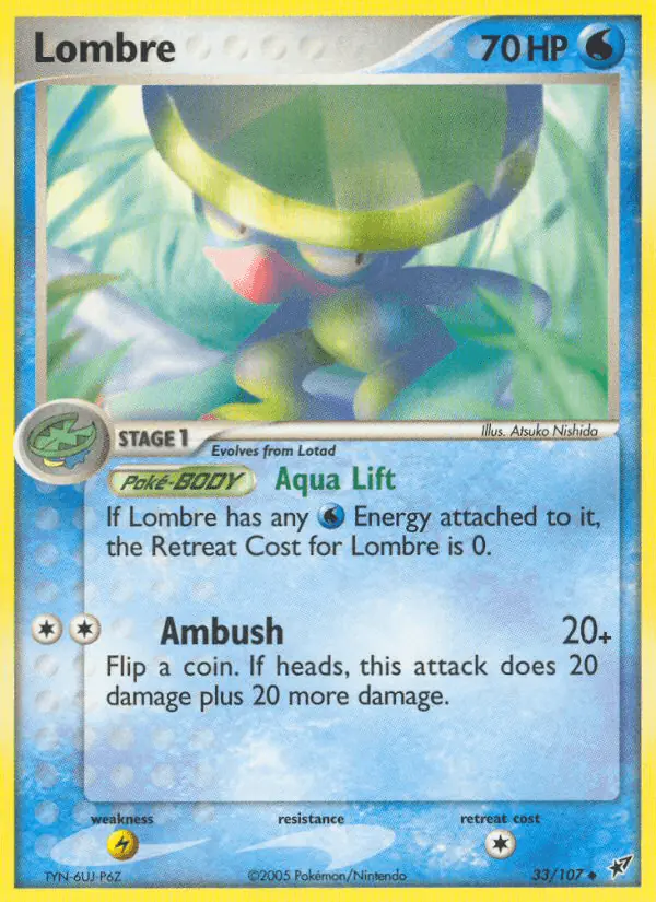 Carta Lombre 33/107 de Deoxys