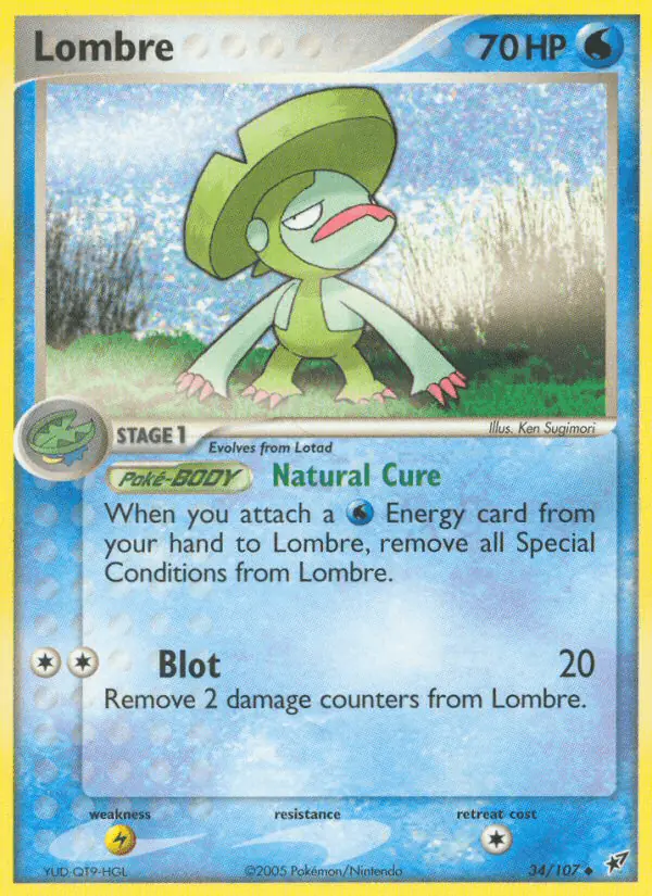 Carta Lombre 34/107 de Deoxys