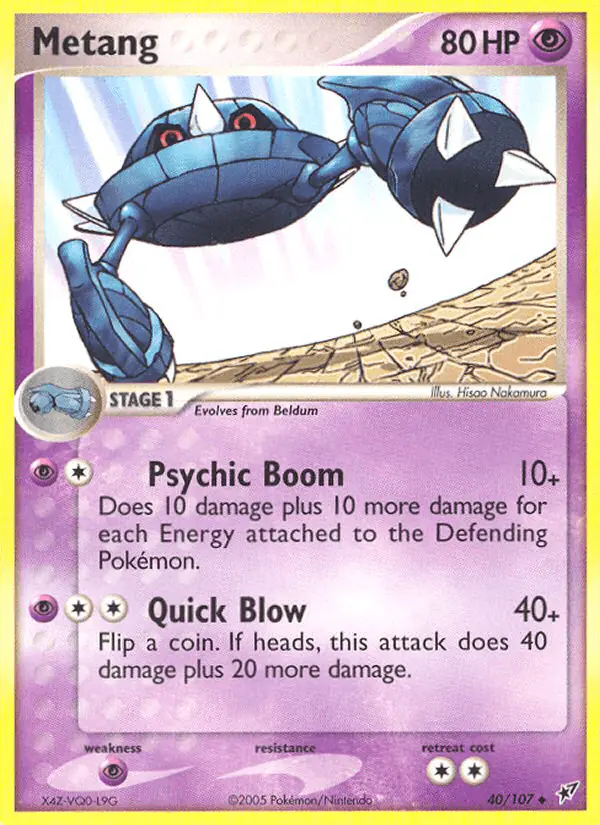 Carta Metang 40/107 de Deoxys