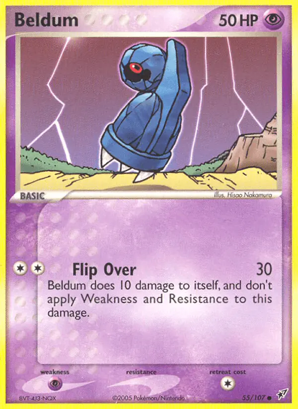 Carta Beldum 55/107 de Deoxys