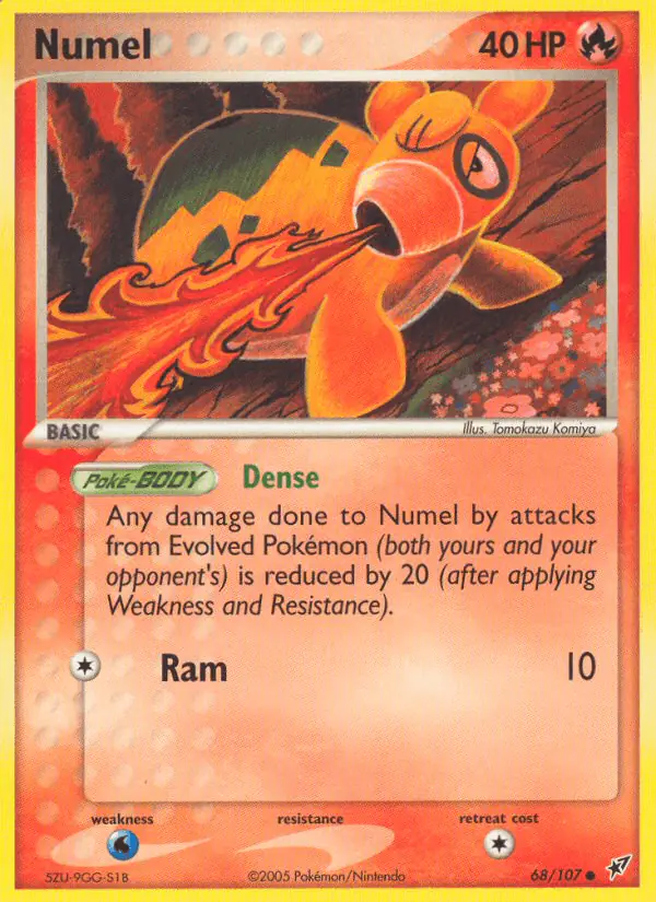 Carta Numel 68/107 de Deoxys