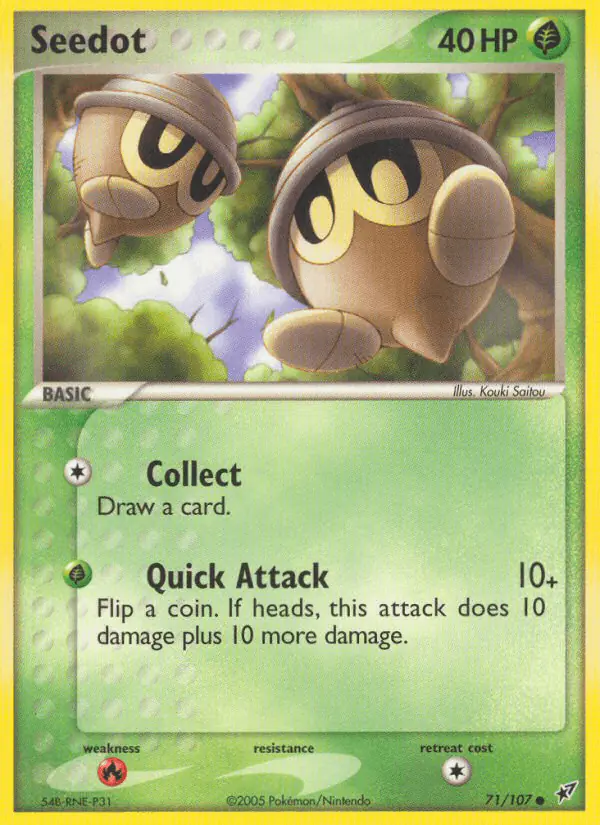 Carta Seedot 71/107 de Deoxys