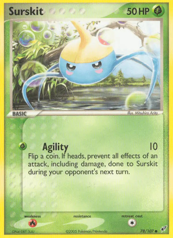 Carta Surskit 78/107 de Deoxys