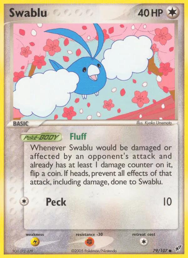Carta Swablu 79/107 de Deoxys