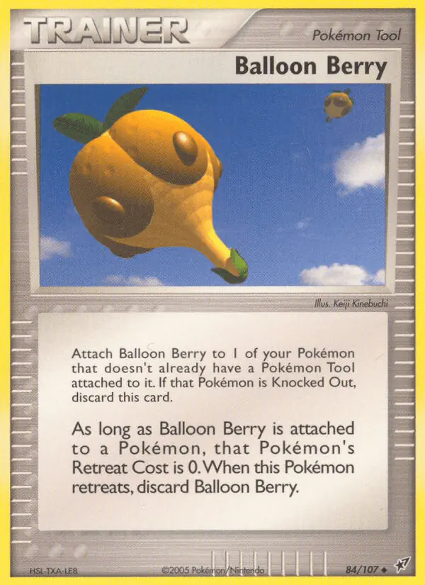 Carta Balloon Berry 84/107 de Deoxys