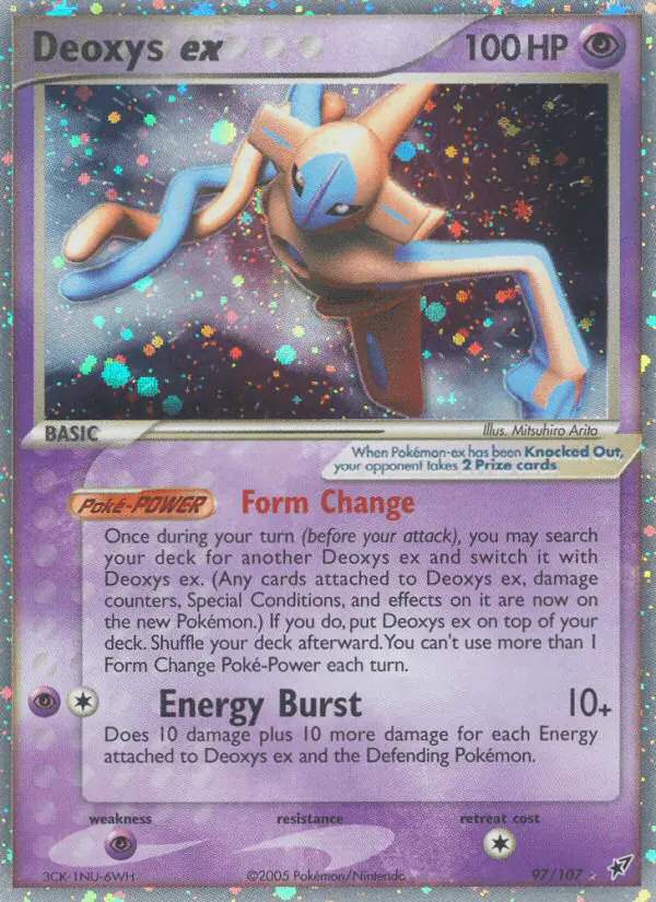 Carta Deoxys ex 97/107 de Deoxys