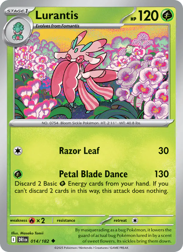 Carta Lurantis 014/182 de Destined Rivals