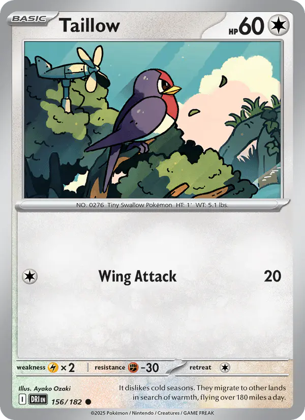 Carta Taillow 156/182 de Destined Rivals
