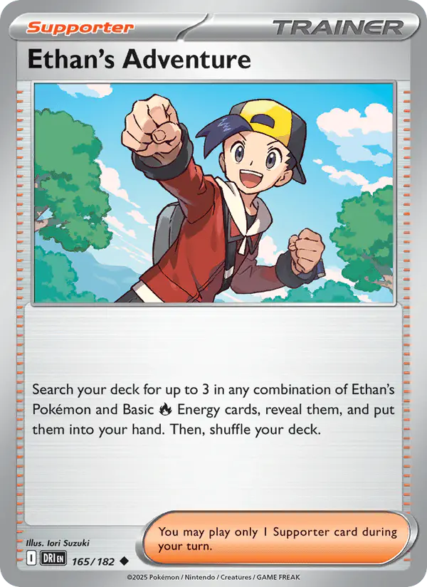 Carta Ethan's Adventure 165/182 de Destined Rivals