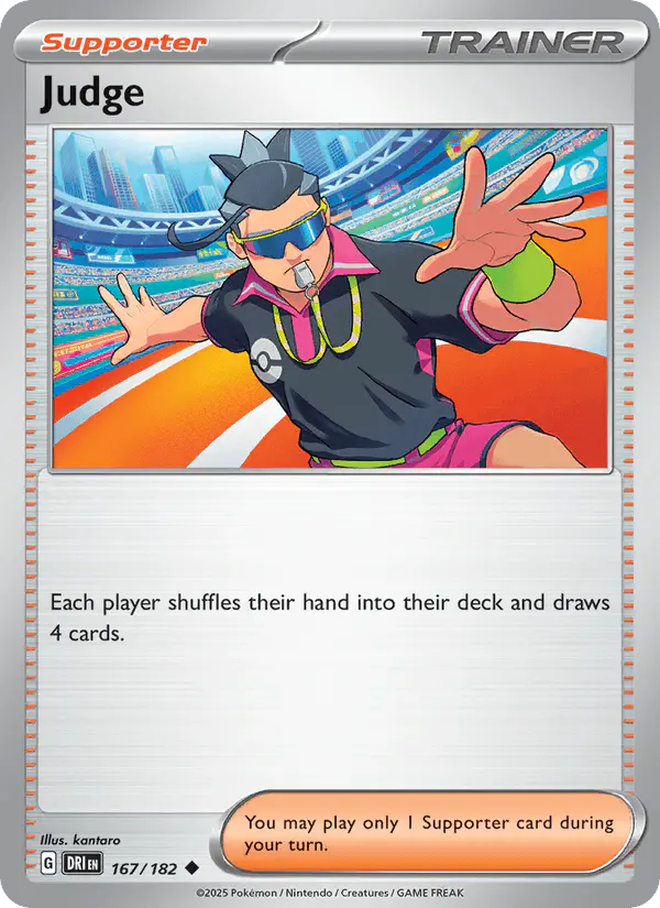 Carta Judge 167/182 de Destined Rivals