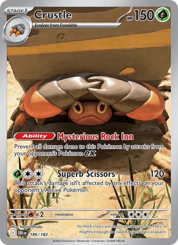 Carta Crustle 186/182 de Destined Rivals