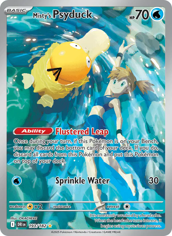Carta Misty's Psyduck 193/182 de Destined Rivals