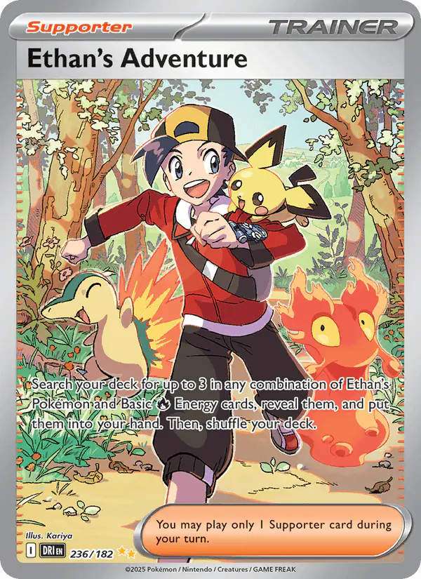 Carta Ethan's Adventure 236/182 de Destined Rivals