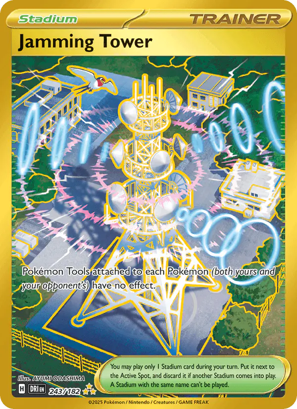 Carta Jamming Tower 243/182 de Destined Rivals