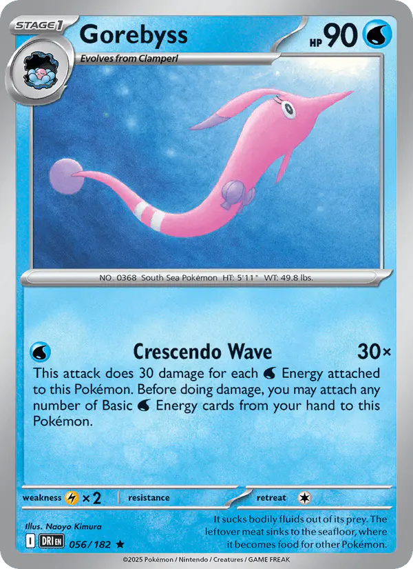 Carta Gorebyss 056/182 de Destined Rivals