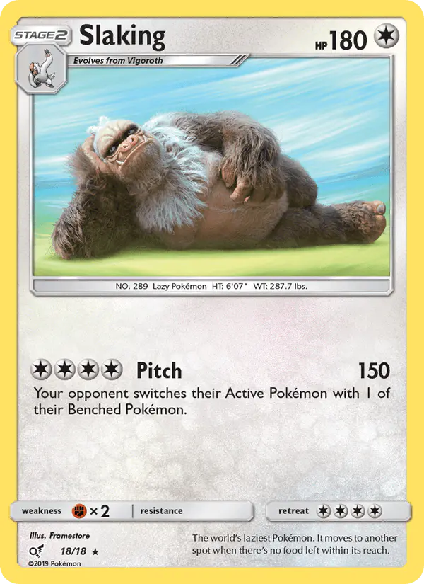 Carta Slaking 18/18 de Detective Pikachu
