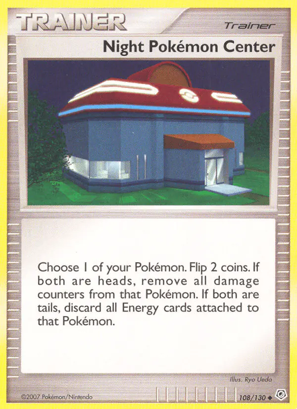 Carta Night Pokémon Center 108/130 de Diamond & Pearl