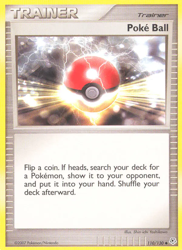 Carta Poké Ball 110/130 de Diamond & Pearl