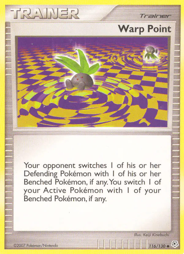Carta Warp Point 116/130 de Diamond & Pearl